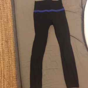 Lululemon wunderunder high waist black leggings